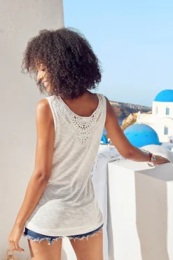 Shirts|Beachtime Trägertop schwarz,creme