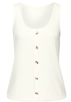 Strandmode|Shirts|LASCANA Trägertop creme