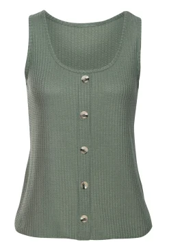 Strandmode|LASCANA Trägertop khaki