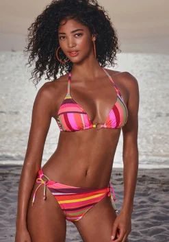 Bikinis|Bruno Banani Triangel-Bikini orangebedruckt