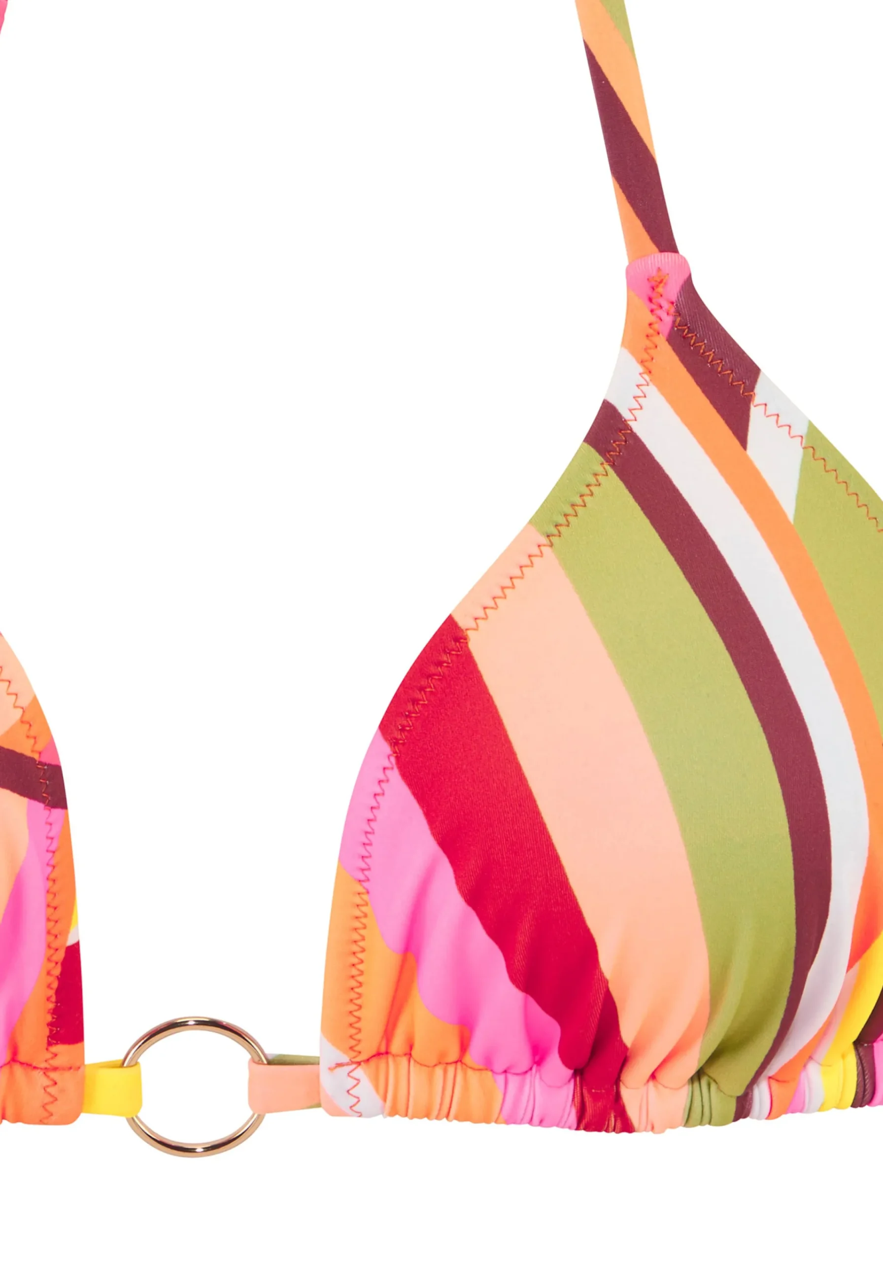 Bikinis|Bruno Banani Triangel-Bikini orangebedruckt