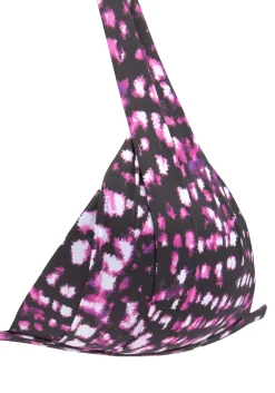 Bikinis|Bruno Banani Triangel-Bikini dunkelrosa-bedruckt