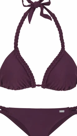 Bikinis|Buffalo Triangel-Bikini bordeaux