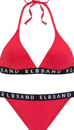 Bikinis|Elbsand Triangel-Bikini rot