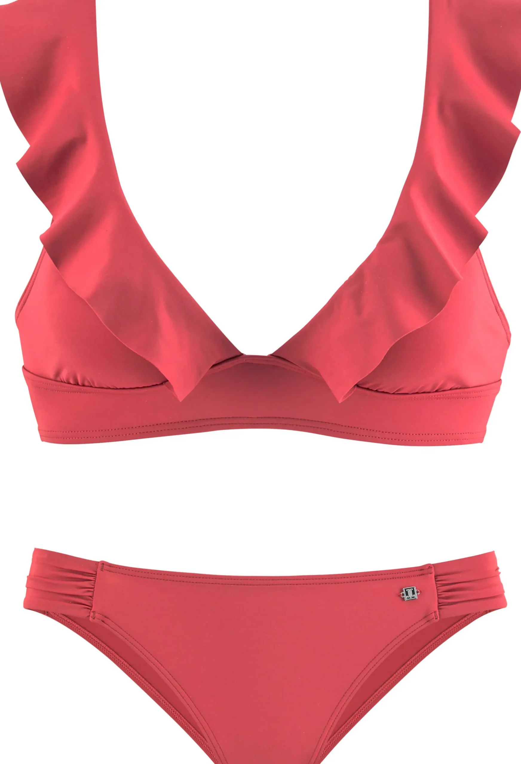 Bikinis|JETTE Triangel-Bikini rostrot