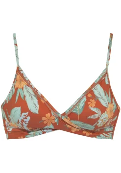 Bikinis|Sunseeker Triangel-Bikini-Top rostrot-bedruckt