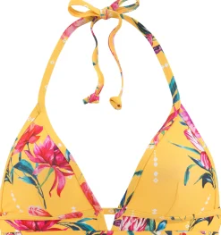 Bikinis|Sunseeker Triangel-Bikini-Top gelb-bedruckt