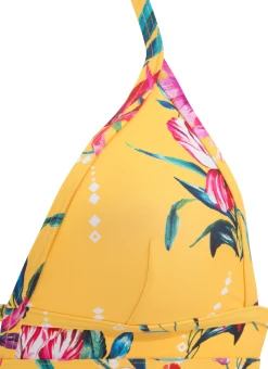 Bikinis|Sunseeker Triangel-Bikini-Top gelb-bedruckt
