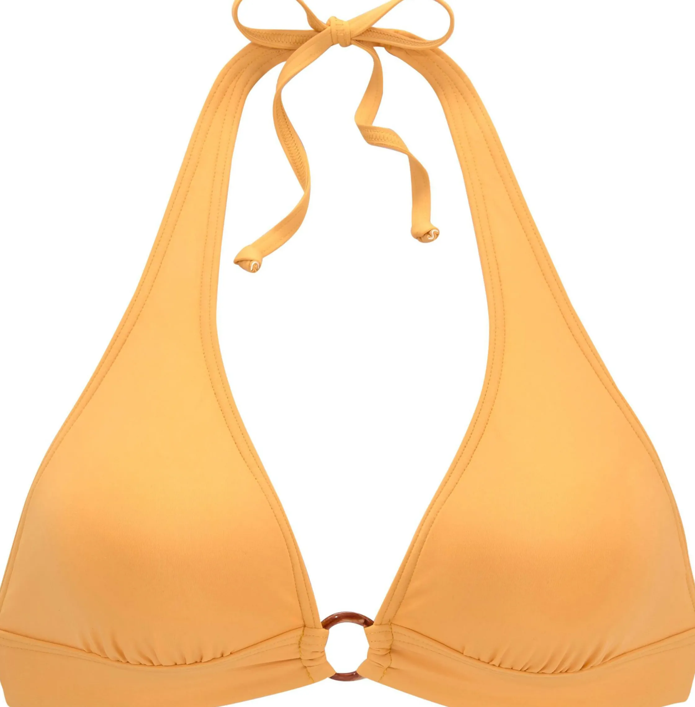 Bikinis|s.Oliver Triangel-Bikini-Top gelb