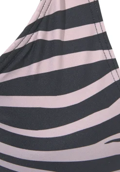 Bikinis|LASCANA Triangel-Bikini-Top schwarz-bedruckt