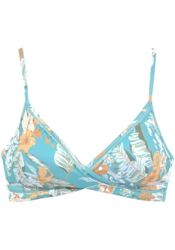 Bikinis|Sunseeker Triangel-Bikini-Top aquablau-bedruckt