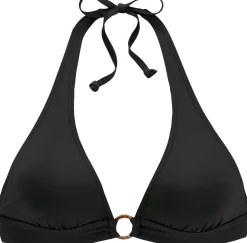 Bikinis|s.Oliver Triangel-Bikini-Top schwarz