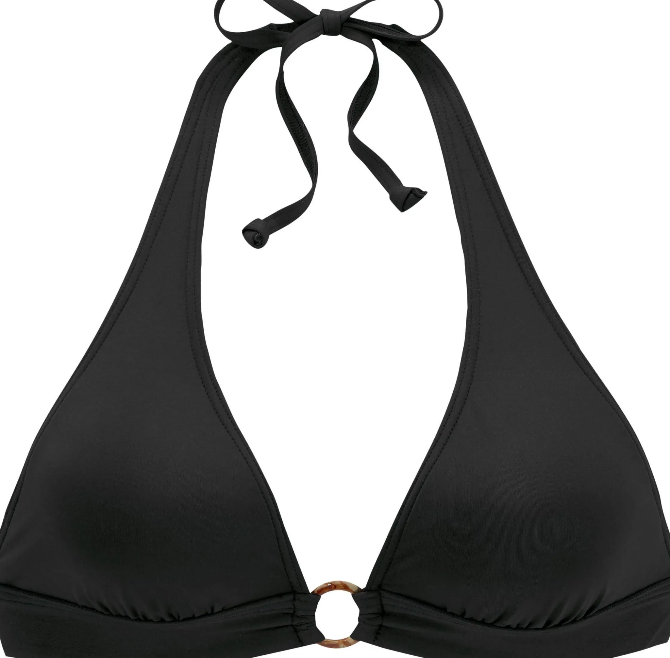 Bikinis|s.Oliver Triangel-Bikini-Top schwarz