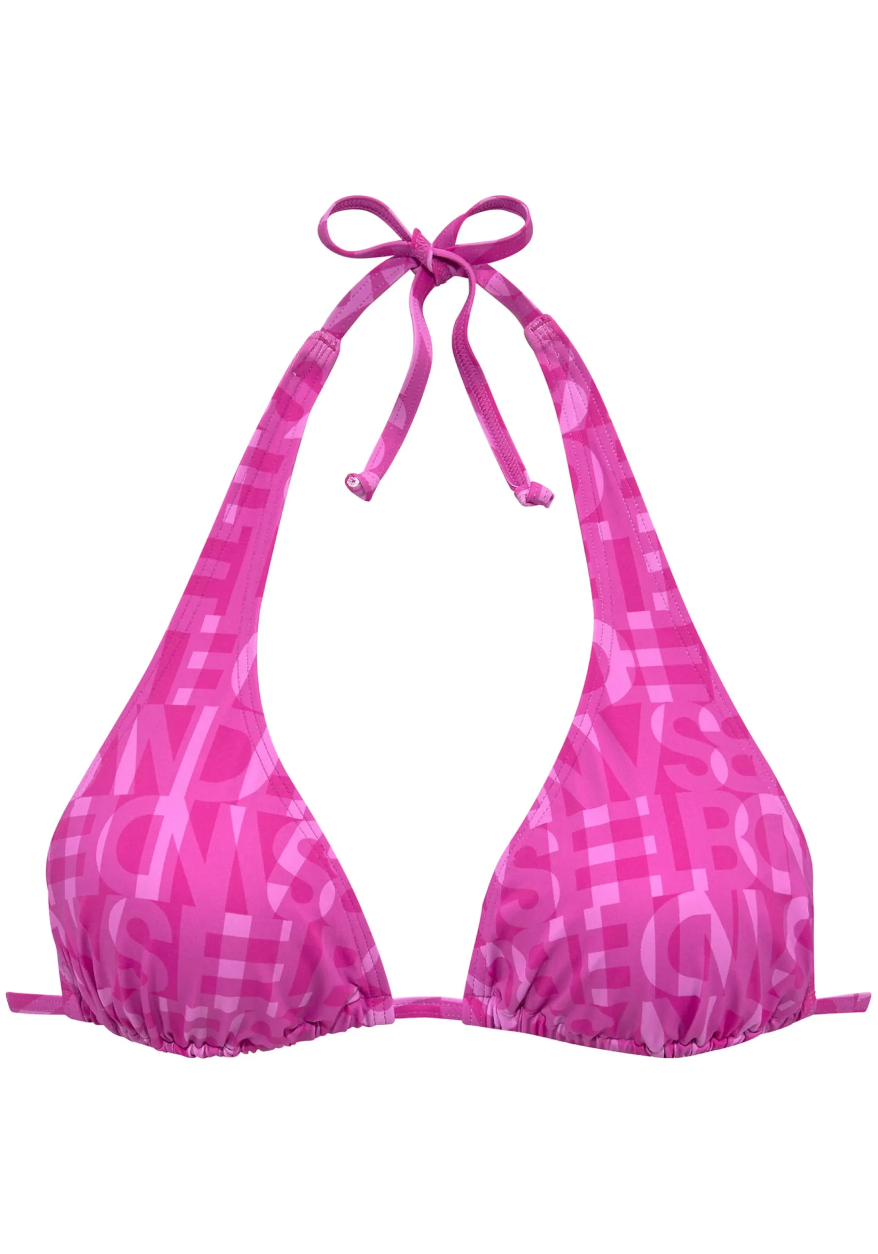 Bikinis|Elbsand Triangel-Bikini-Top fuchsia