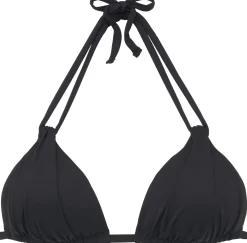 Bikinis|s.Oliver Triangel-Bikini-Top schwarz