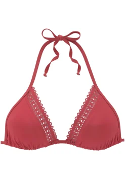 Bikinis|s.Oliver Triangel-Bikini-Top rostrot