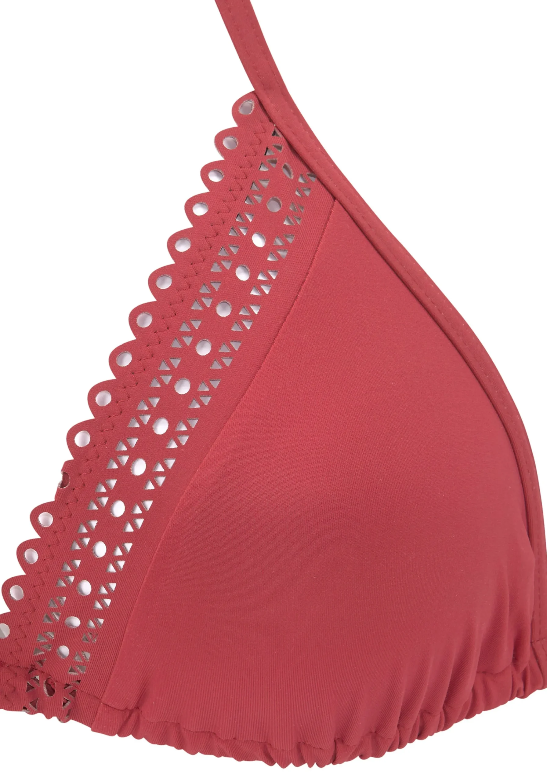 Bikinis|s.Oliver Triangel-Bikini-Top rostrot