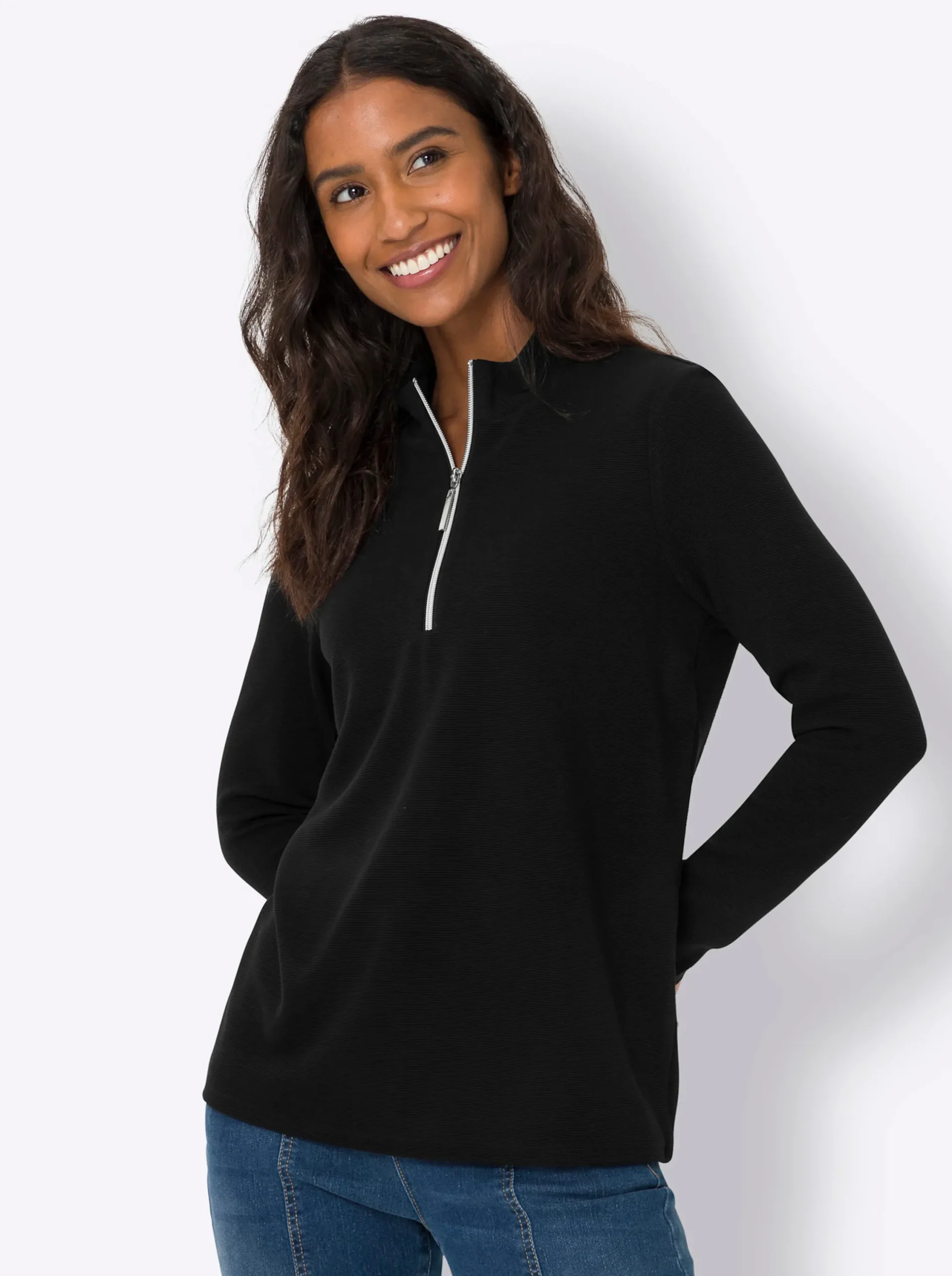 Shirts|heine Troyer schwarz