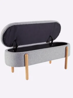 Bänke & Hocker|heine home Truhenbank grau
