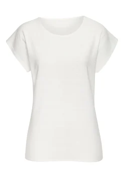 Strandmode|Shirts|Vivance T-Shirt lavendel,creme