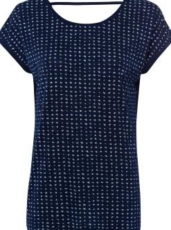 Shirts|Vivance T-Shirt navy,weiß