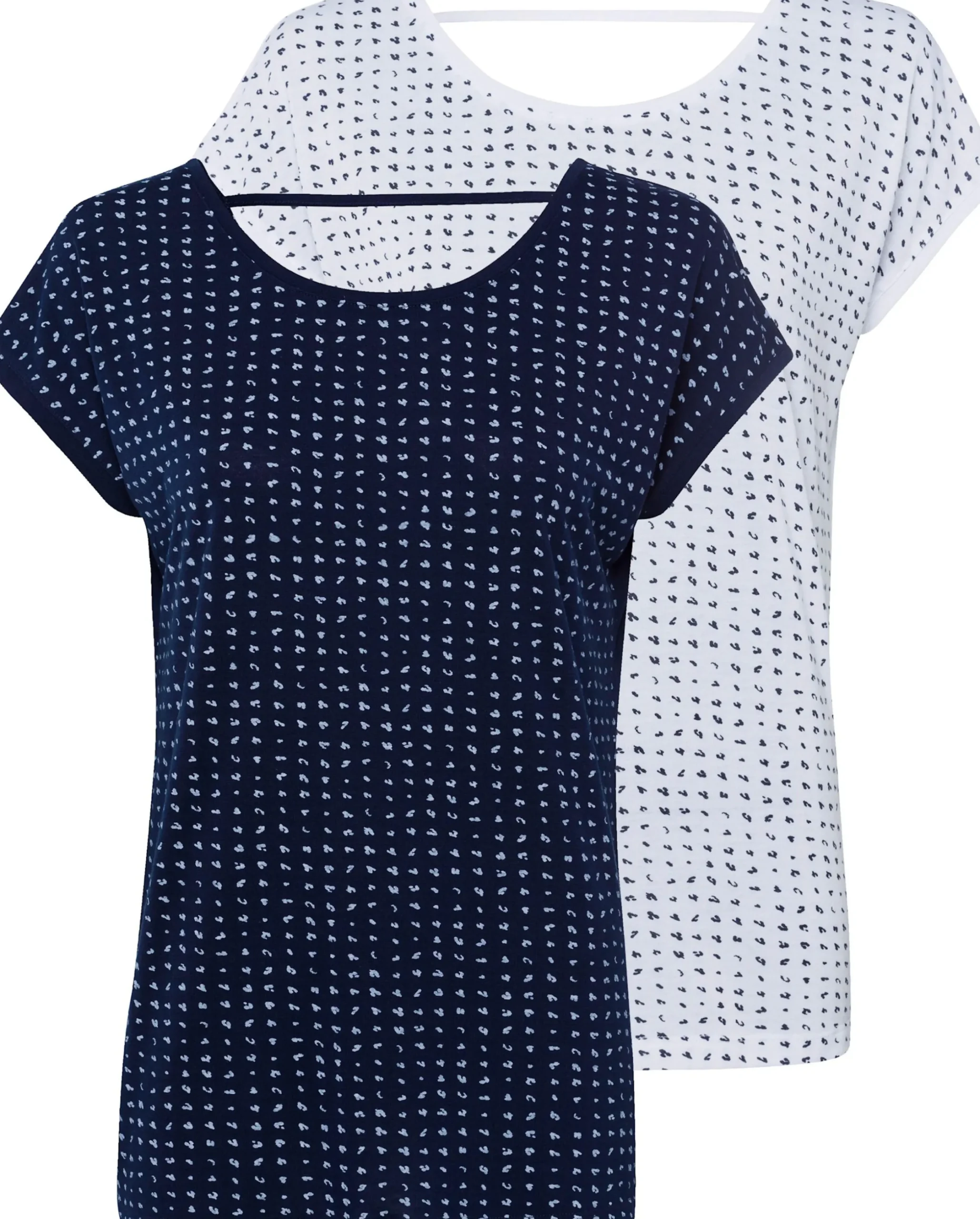 Shirts|Vivance T-Shirt navy,weiß