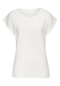 Strandmode|Shirts|Vivance T-Shirt grün,creme