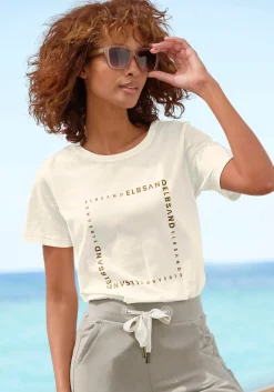 Strandmode|Shirts|Elbsand T-Shirt creme