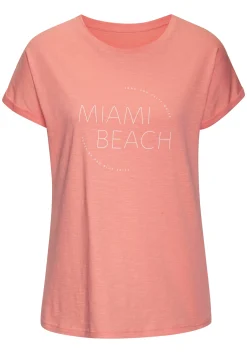 Shirts|Vivance T-Shirt peachbedruckt,peachuni
