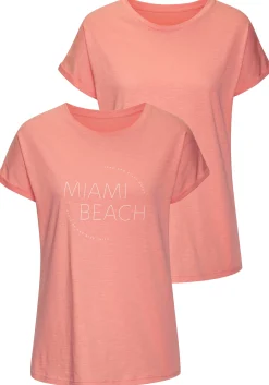 Shirts|Vivance T-Shirt peachbedruckt,peachuni