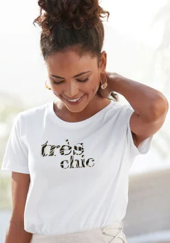 Strandmode|LASCANA T-Shirt weiß