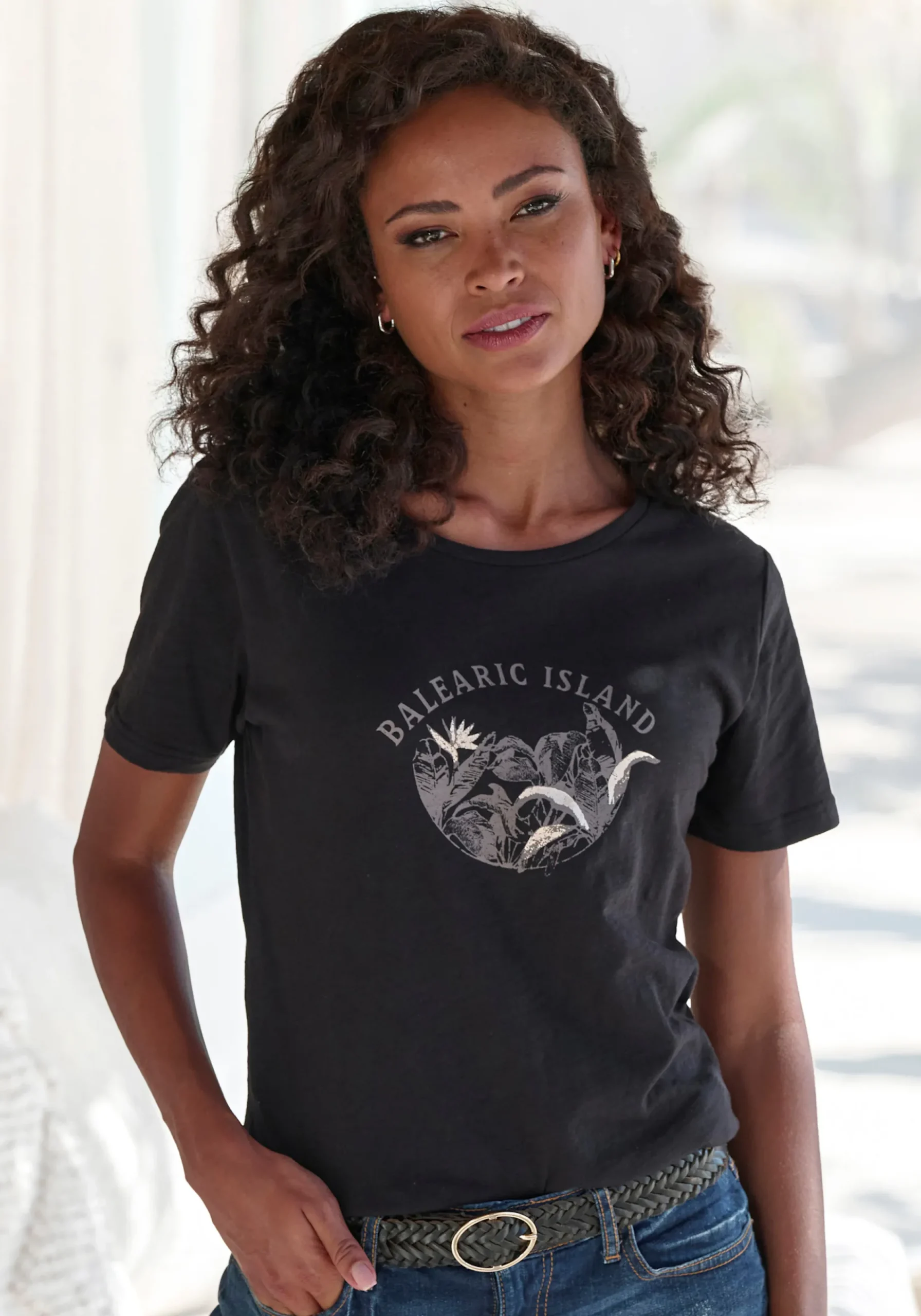 Strandmode|Shirts|Vivance T-Shirt schwarz
