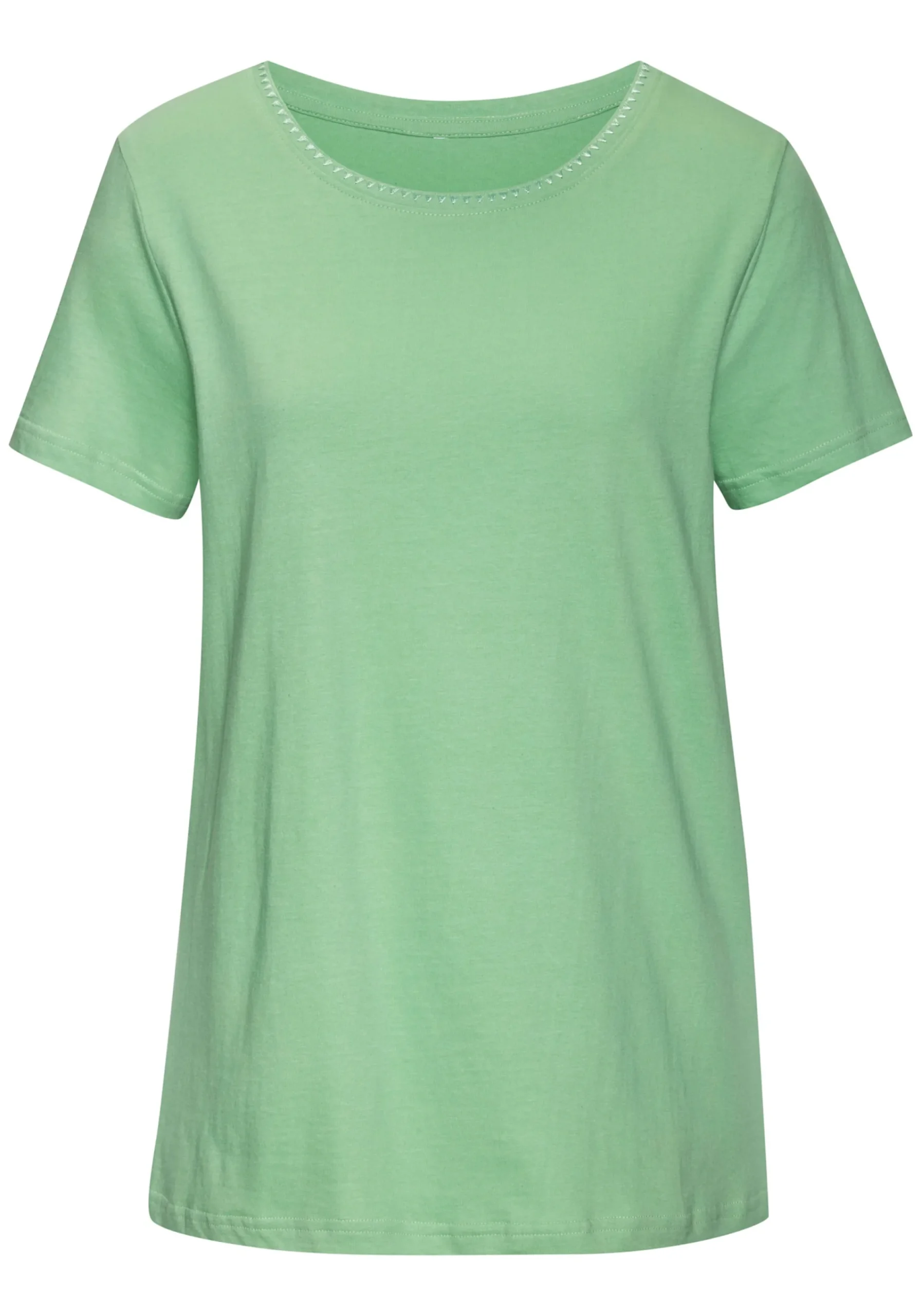 Strandmode|Vivance T-Shirt grün,creme