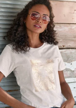 Shirts|Vivance T-Shirt taupe,beige