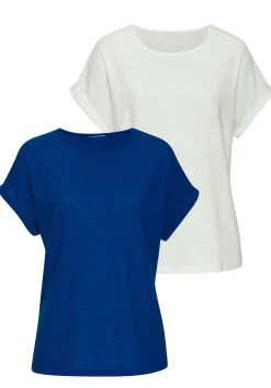 Strandmode|Vivance T-Shirt royalblau,weiß