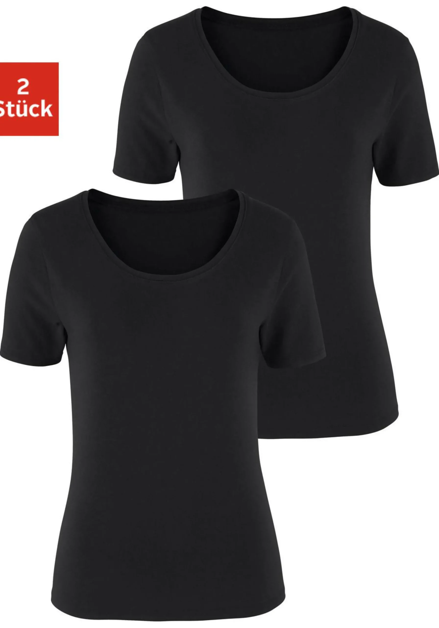 Shirts|Vivance T-Shirt schwarz