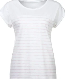 Shirts|Beachtime T-Shirt weiß-navy,weiß-rosé