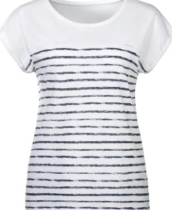 Shirts|Beachtime T-Shirt weiß-navy,weiß-rosé
