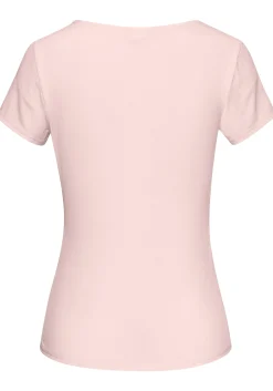 Strandmode|LASCANA T-Shirt hellrosa