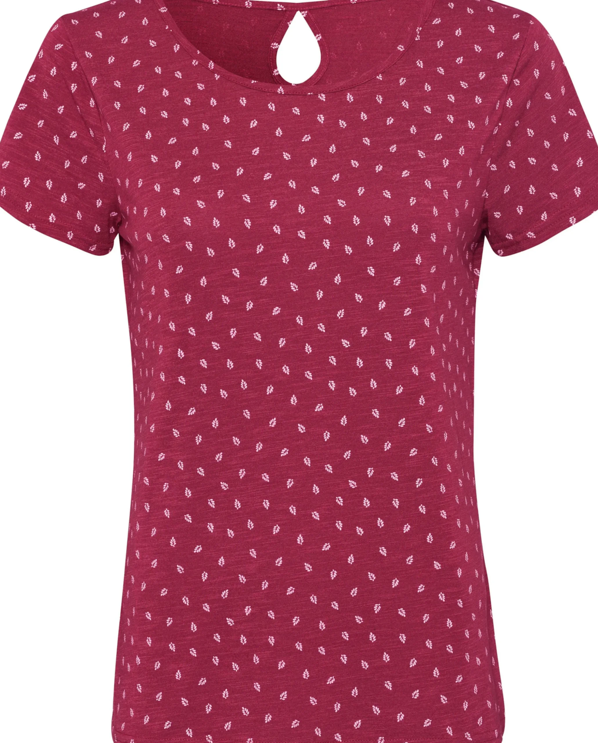 Shirts|LASCANA T-Shirt beere-gemustert,navy-gemustert