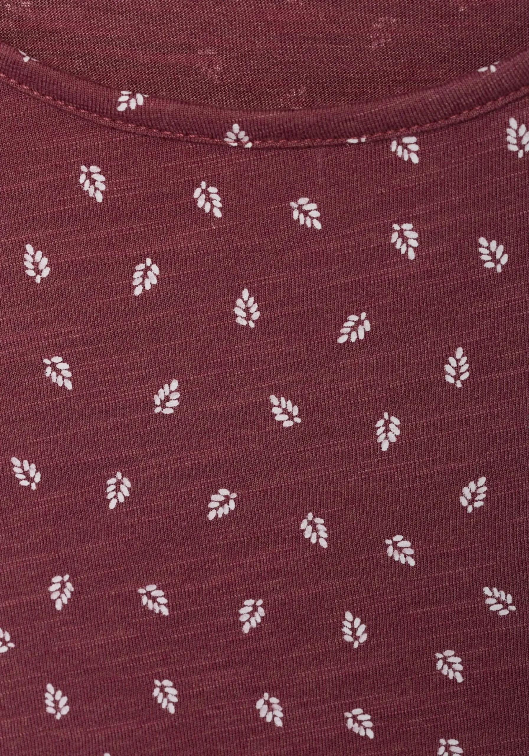 Shirts|LASCANA T-Shirt beere-gemustert,navy-gemustert