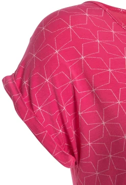 Strandmode|Shirts|LASCANA T-Shirt pink,weiß