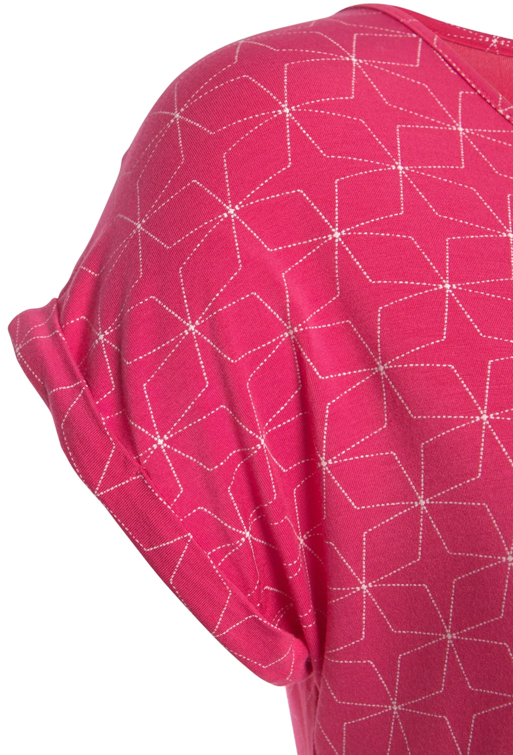 Strandmode|Shirts|LASCANA T-Shirt pink,weiß