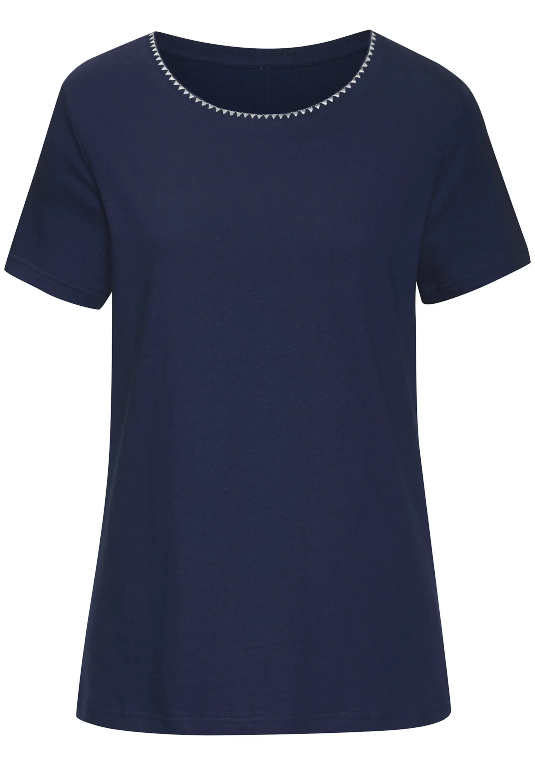 Strandmode|Shirts|Vivance T-Shirt blau,creme