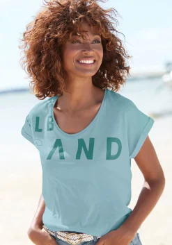 Strandmode|Shirts|Elbsand T-Shirt türkis