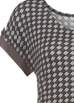 Shirts|Vivance T-Shirt taupe,schwarz
