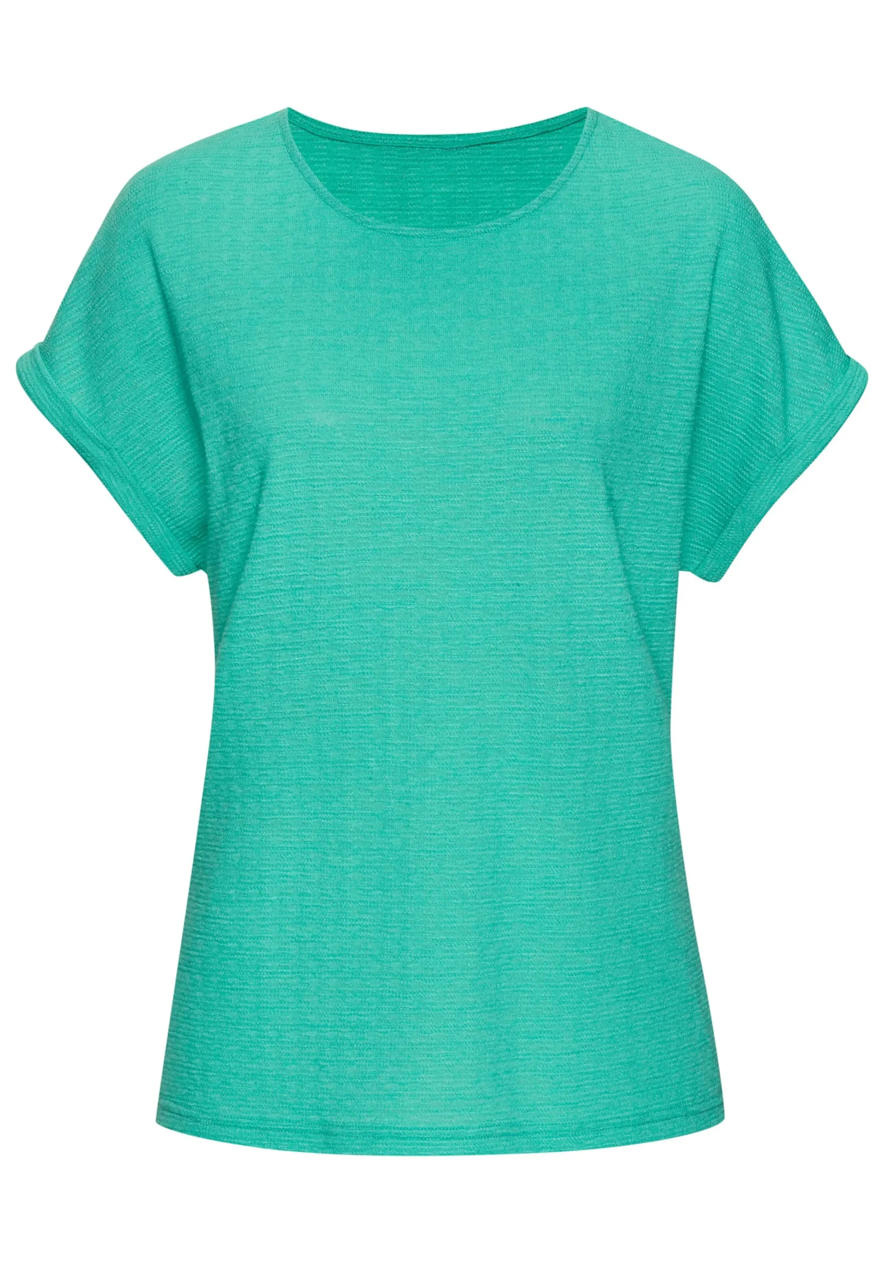 Strandmode|Shirts|Vivance T-Shirt türkis,weiß