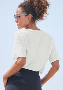 Strandmode|Elbsand T-Shirt weiß