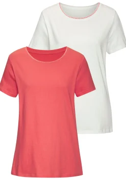 Strandmode|Vivance T-Shirt apricot,creme