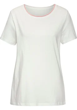 Strandmode|Vivance T-Shirt apricot,creme